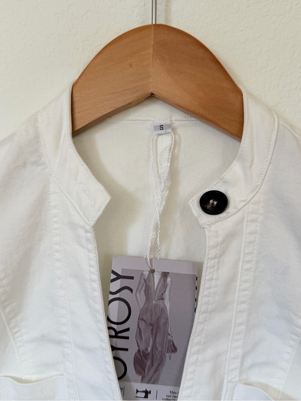 OYROSY White Sleeveless Button-Front Mini Dress - Picture 4 of 6